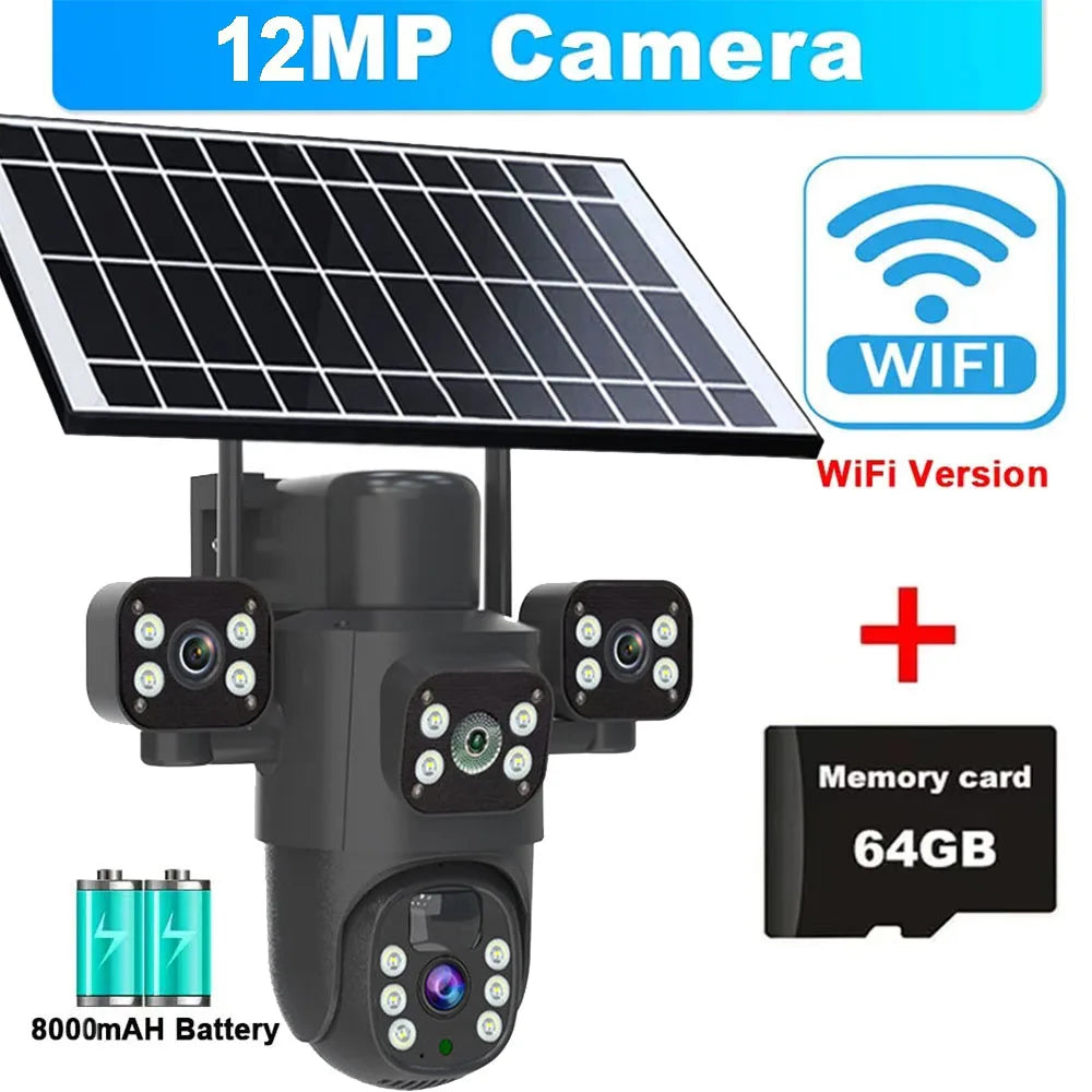 360° Solar Security Camera