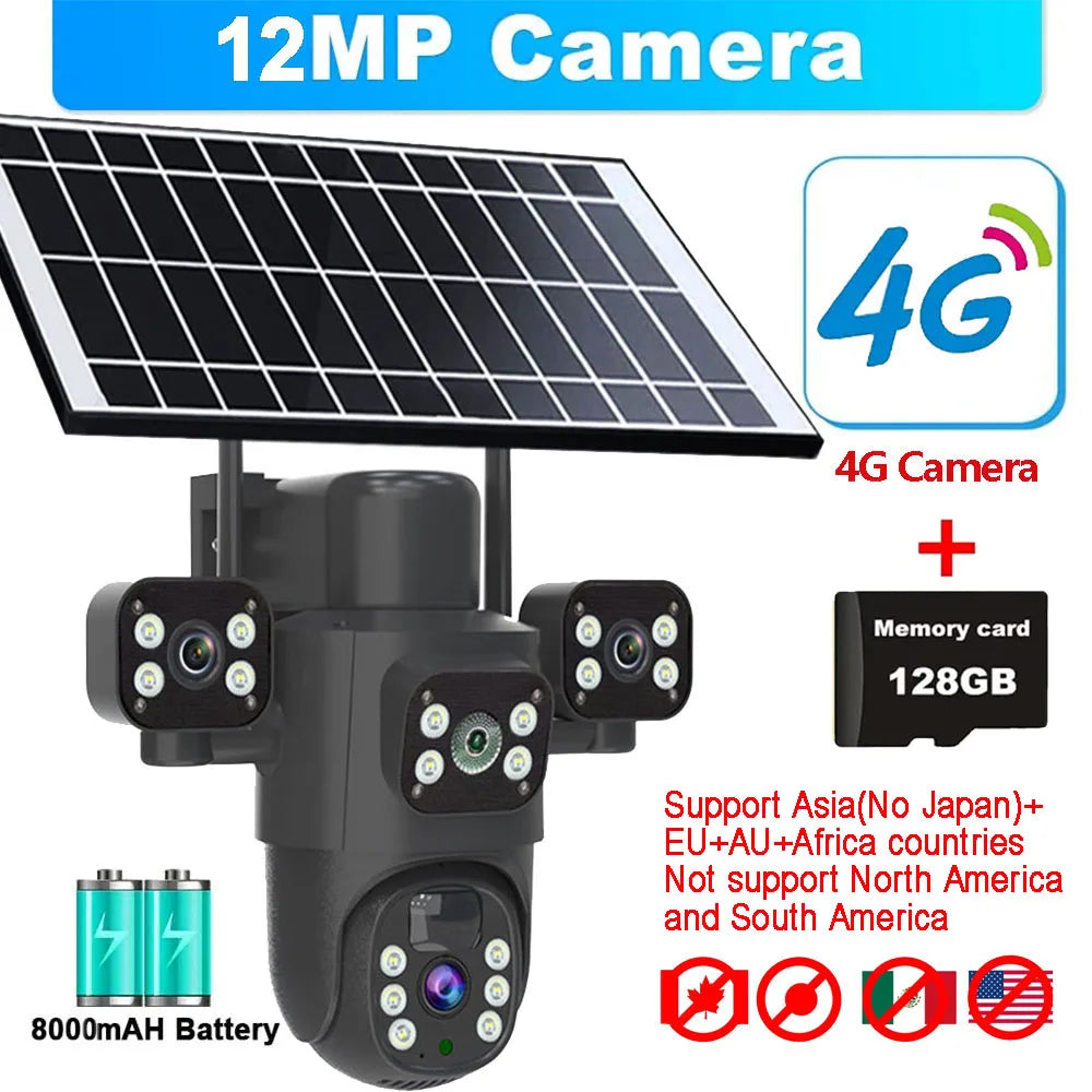 360° Solar Security Camera