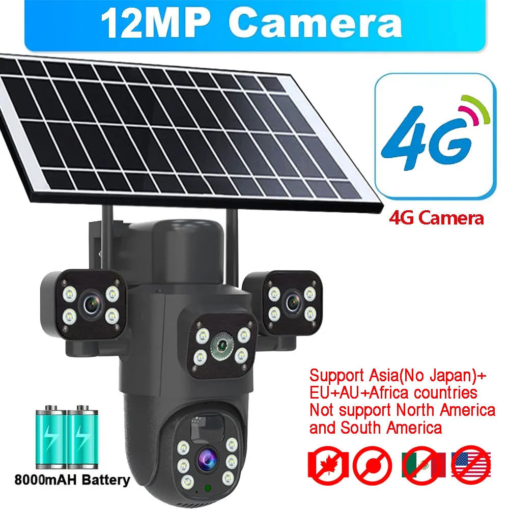 360° Solar Security Camera