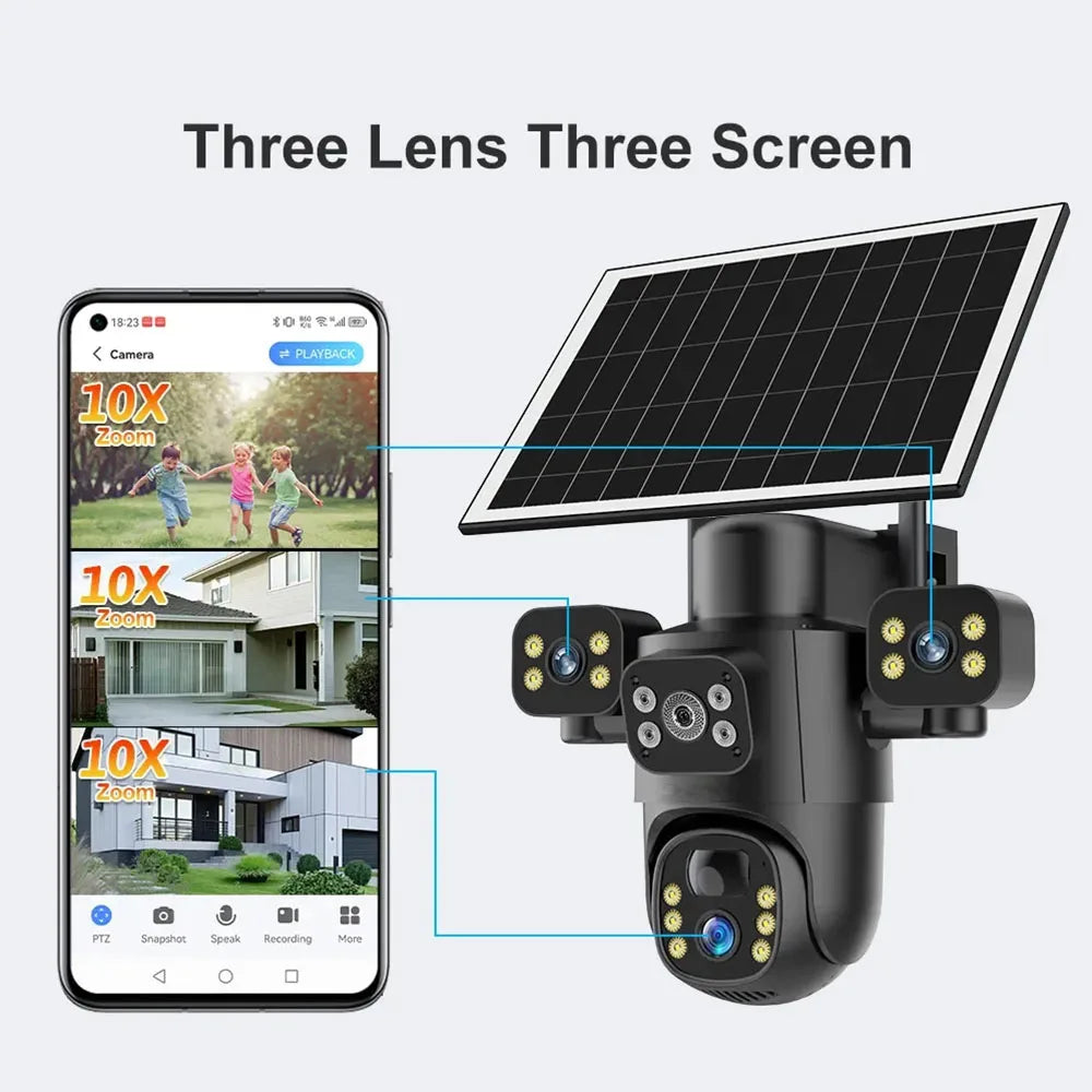 360° Solar Security Camera